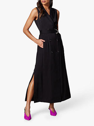 Karen Millen Tuxedo Maxi Dress, Black