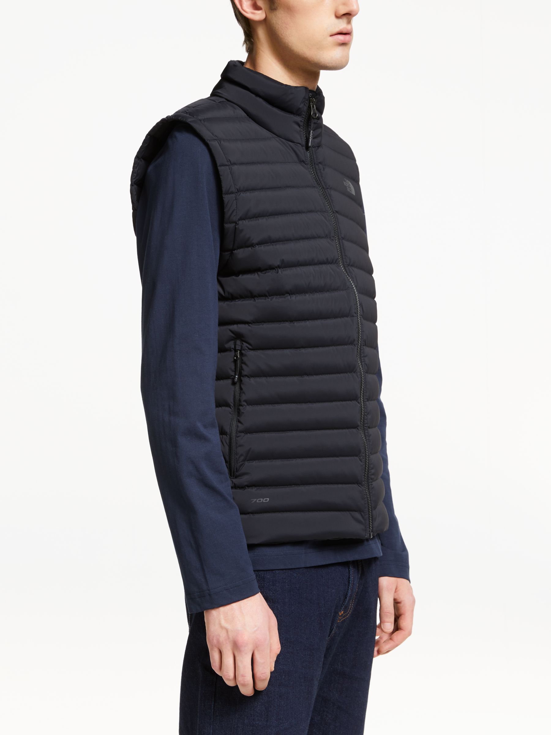 The North Face Stretch Down Vest, Black 
