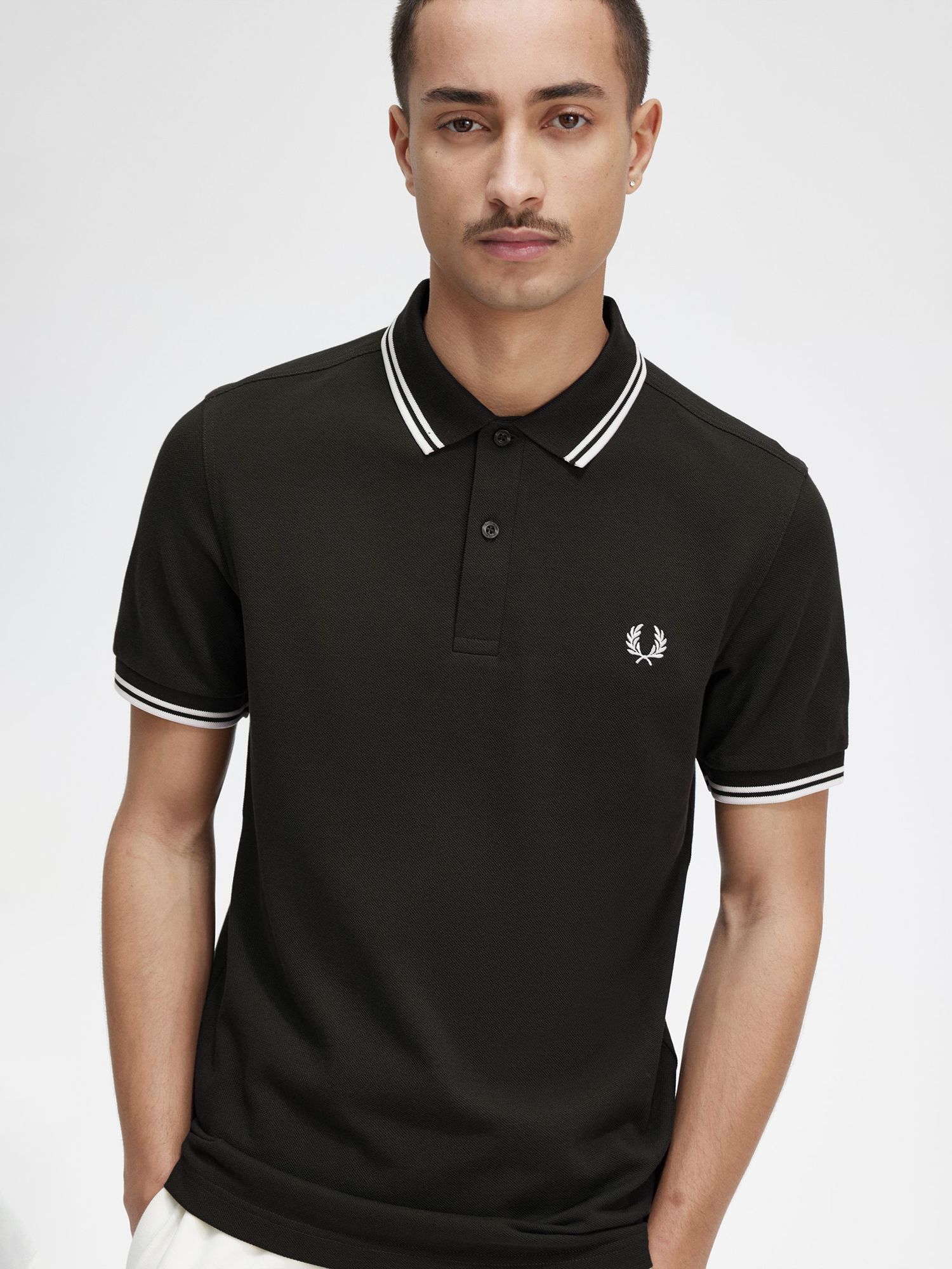 Fred Perry Twin Tipped Regular Fit Polo Shirt at John Lewis & Partners