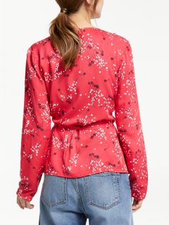 ARMEDANGELS Lisaanne Spring Wrap Top, Tomato Red, S
