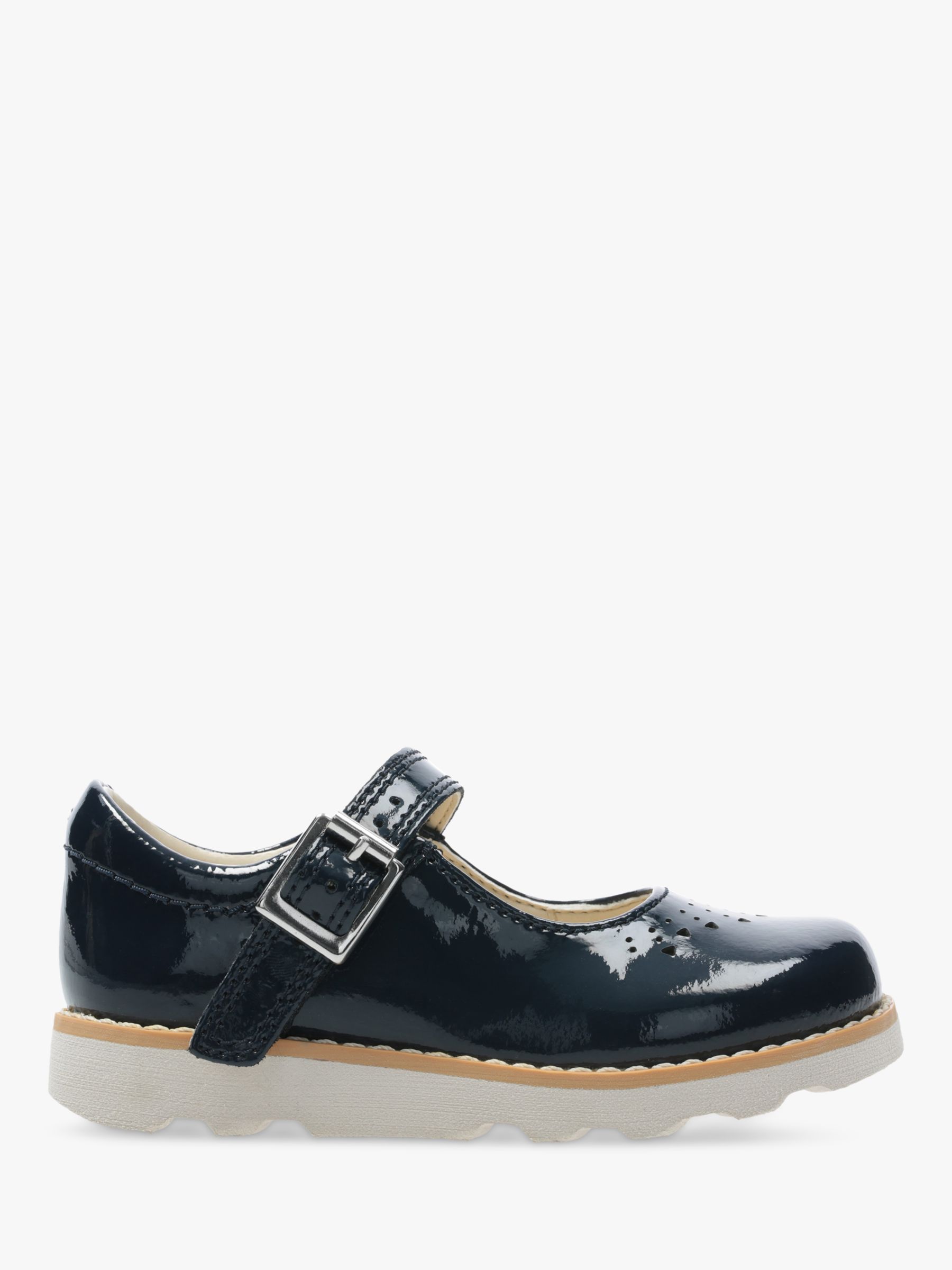 Clarks Kids' Crown Jump Patent Buckle Shoes