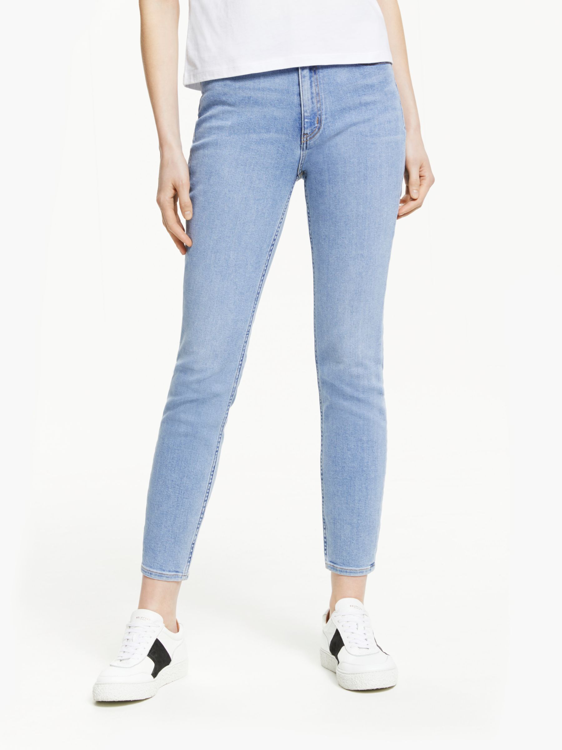 calvin klein high rise skinny ankle jeans