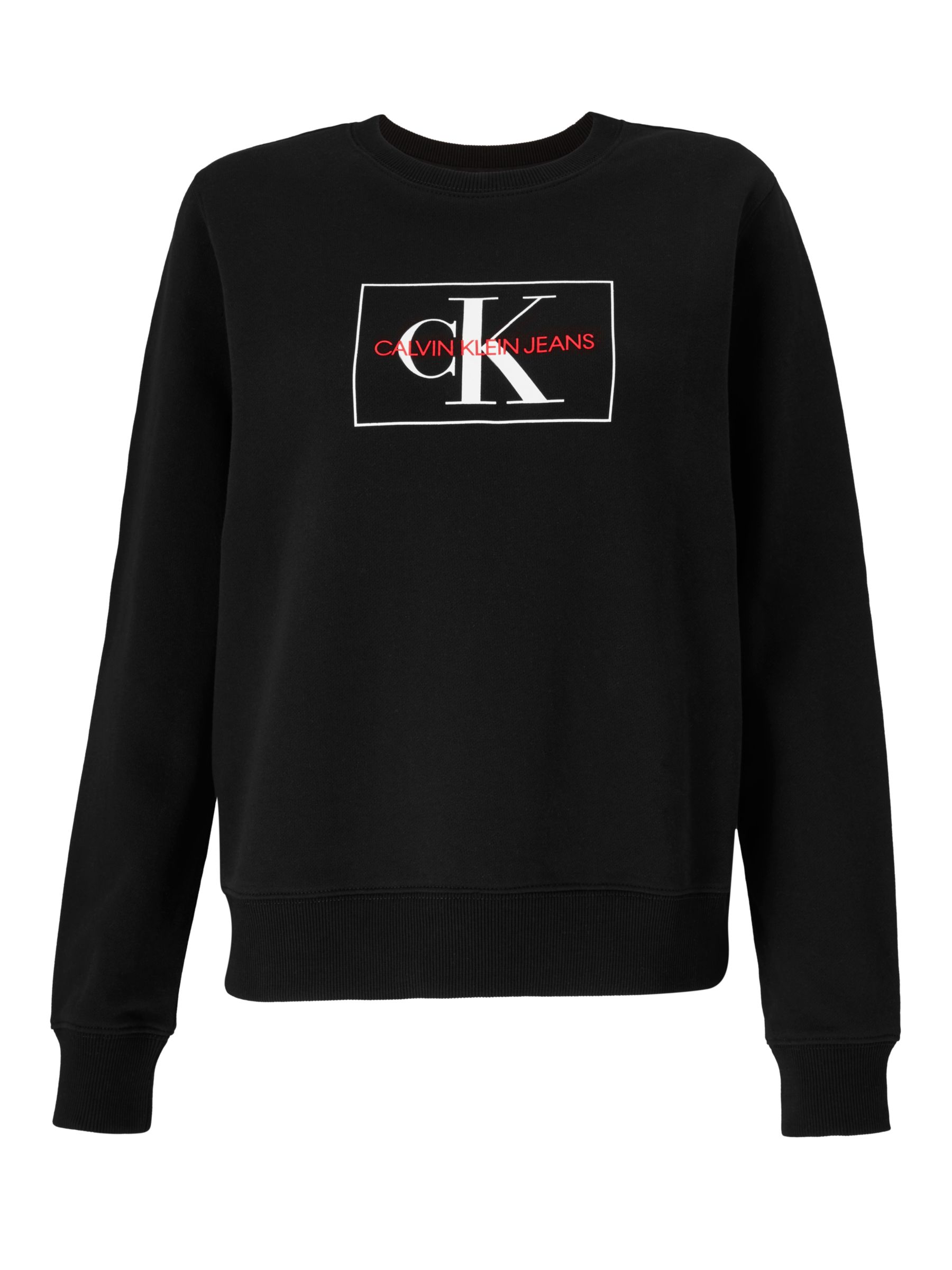 Calvin Klein Jeans Monogram Outline Sweatshirt, CK Black