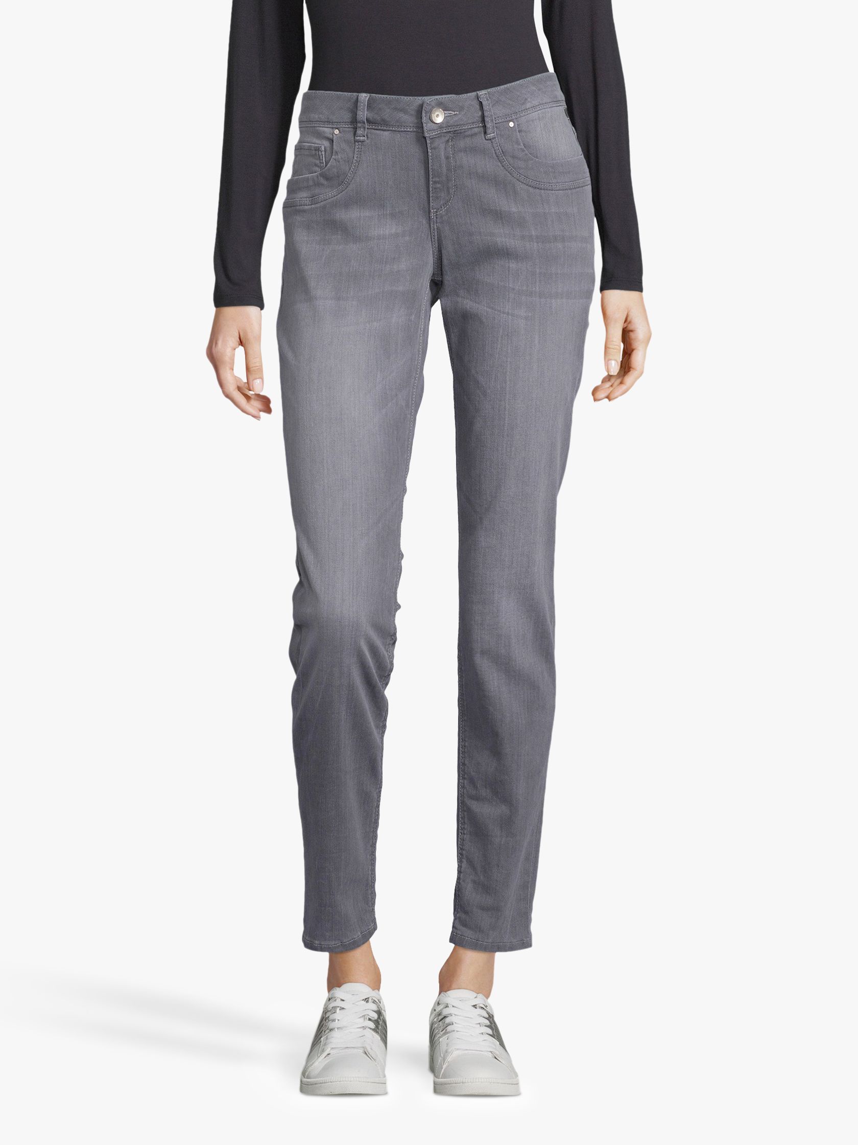 Betty & Co 5 Pocket Slim Jeans, Grey Denim