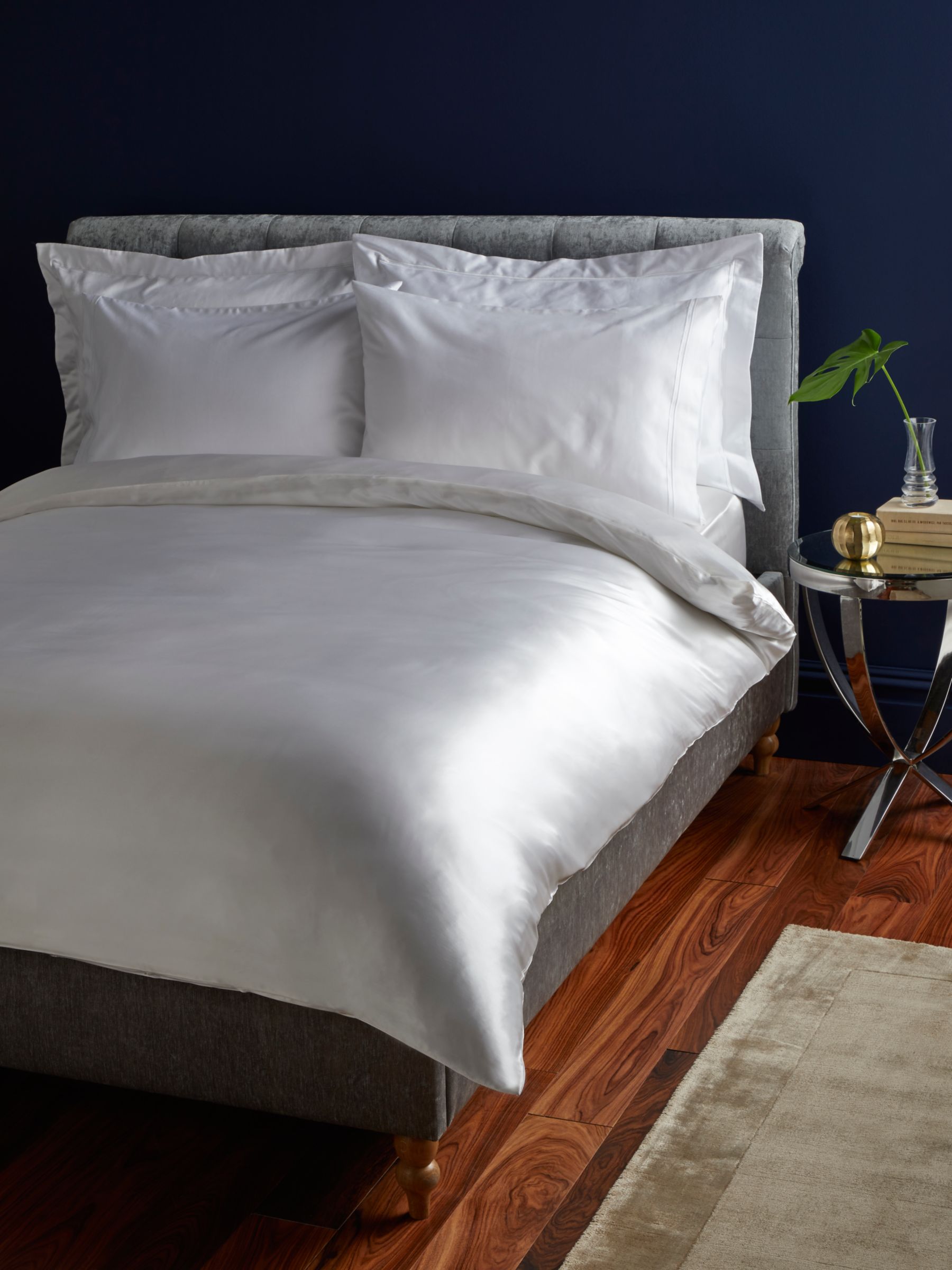 John Lewis Partners The Ultimate Collection Silk Bedding White