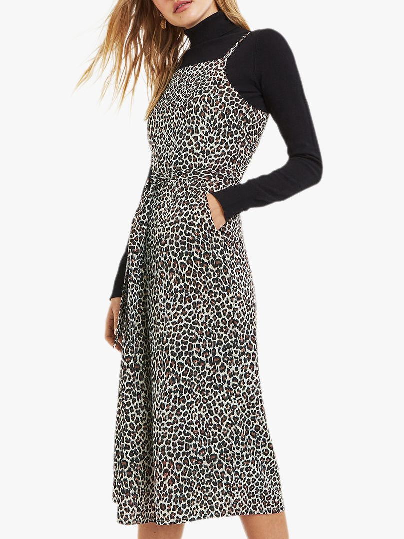 oasis animal print jumpsuit