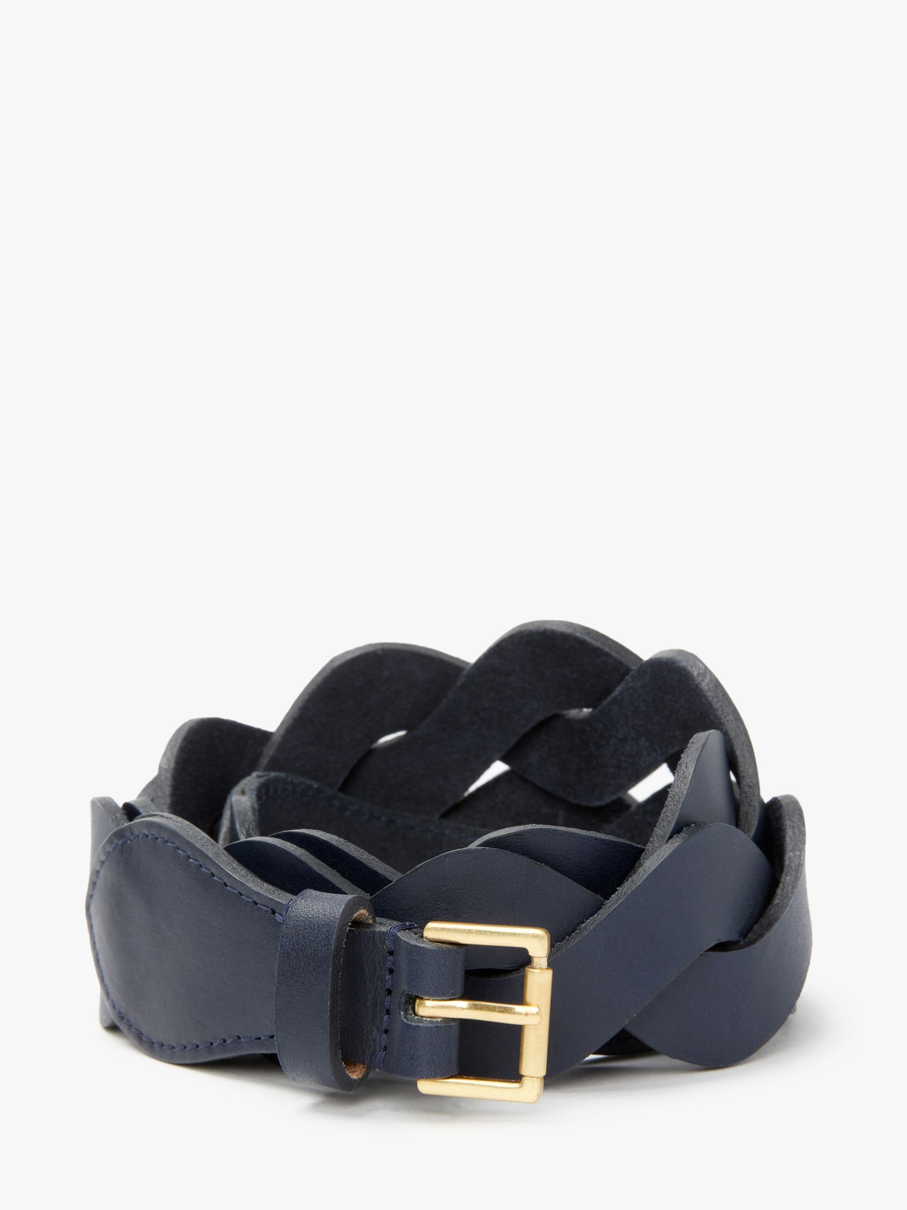 Boden Woven Leather Belt at John Lewis & Partners