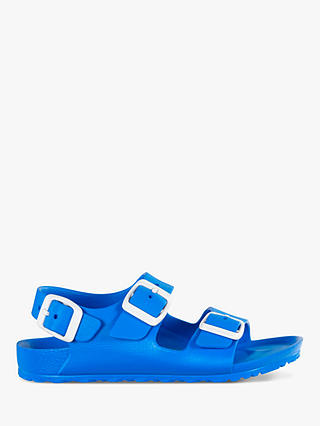 Birkenstock Children's Milano Buckle Sandals, Scuba Blue