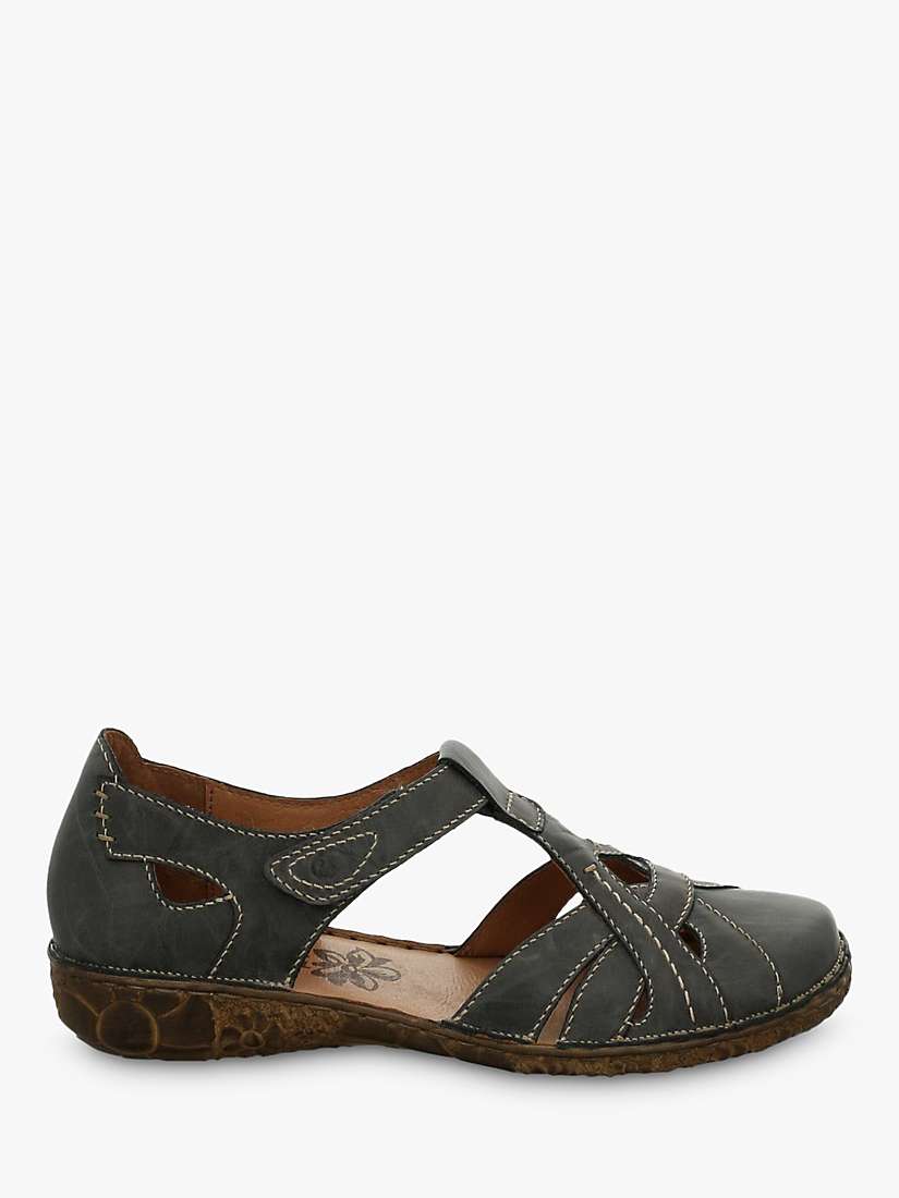 Buy Josef Seibel Rosalie 29 Two Part T-Bar Casual Shoes, Jeans Leather Online at johnlewis.com