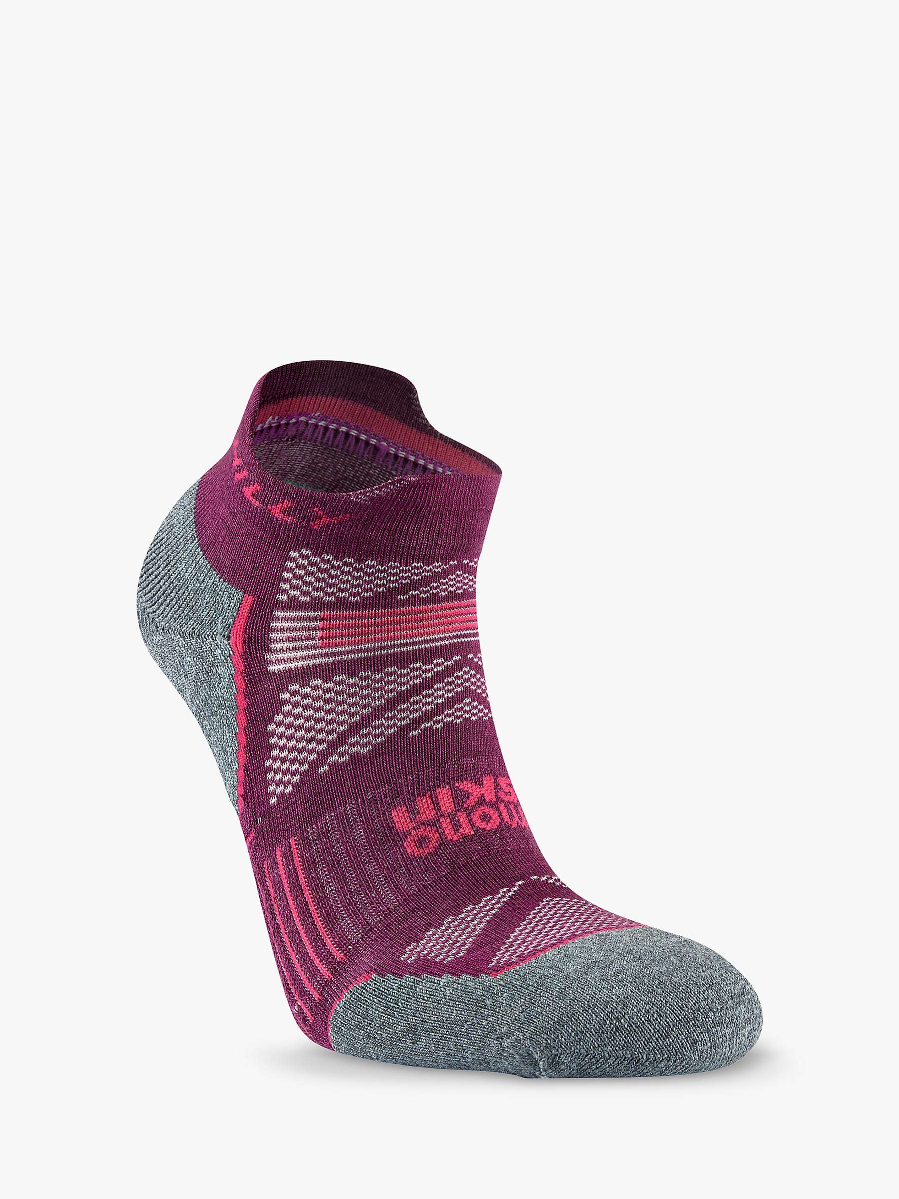 Buy Hilly Supreme Running Socks, Elderberry/Grey Marl Online at johnlewis.com