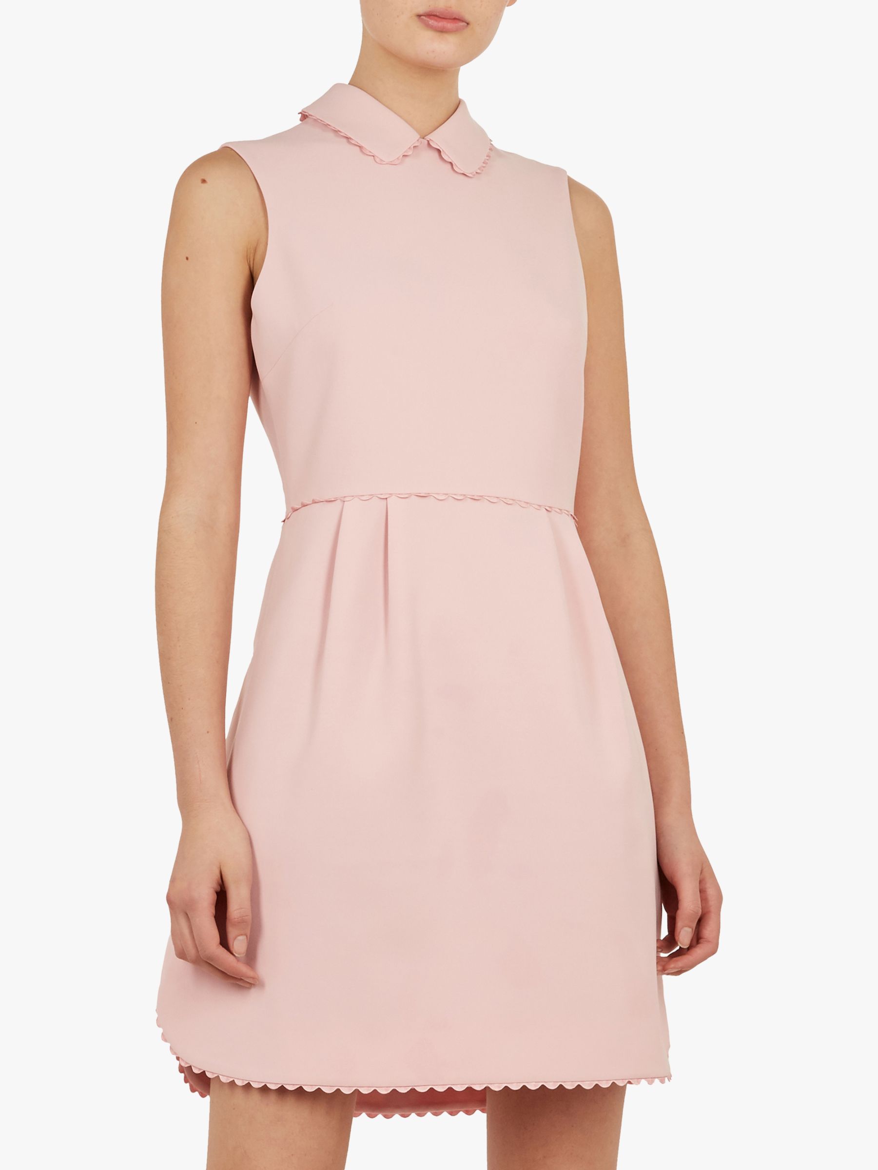 ted baker pink scallop dress