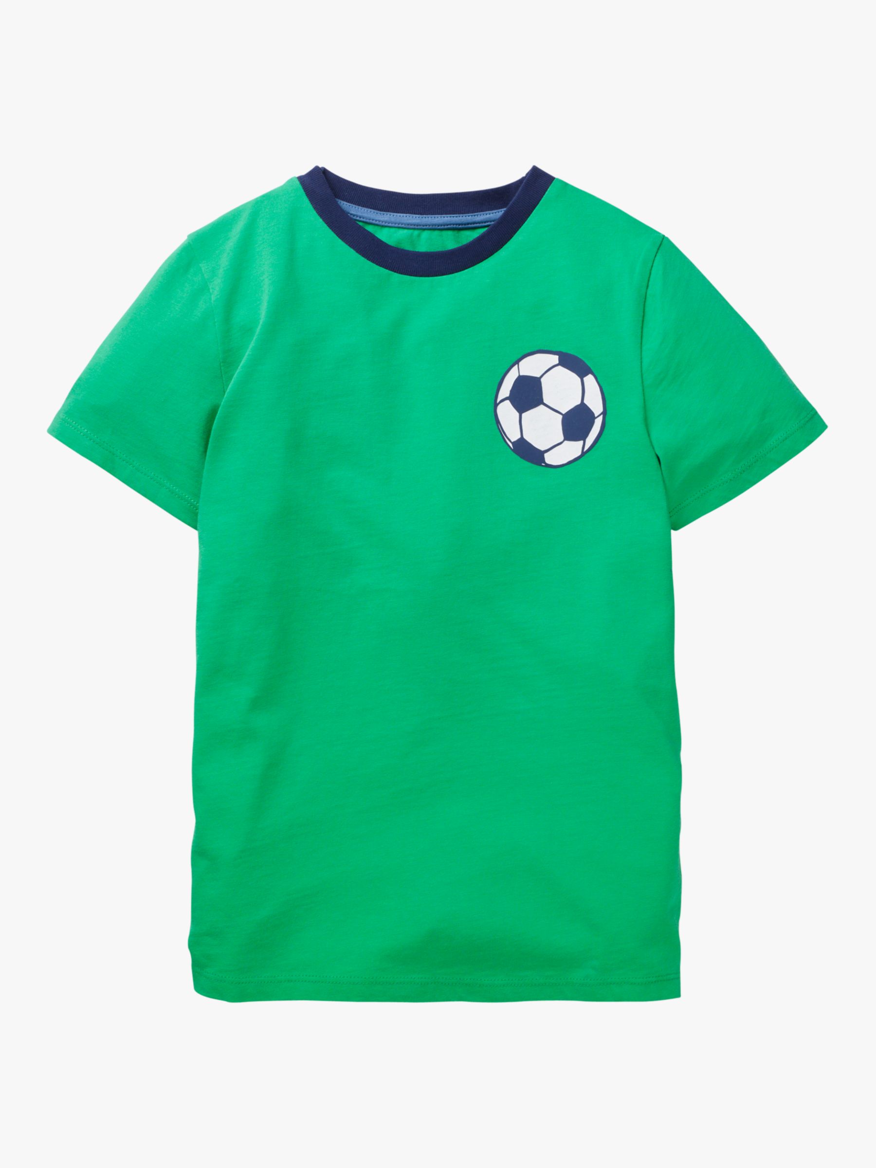 Mini Boden Boys' Sports T-Shirt, Green at John Lewis & Partners