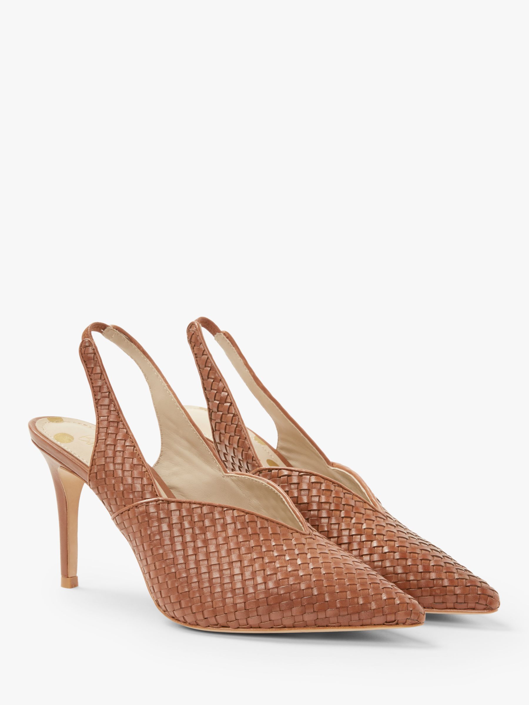 woven slingback shoes