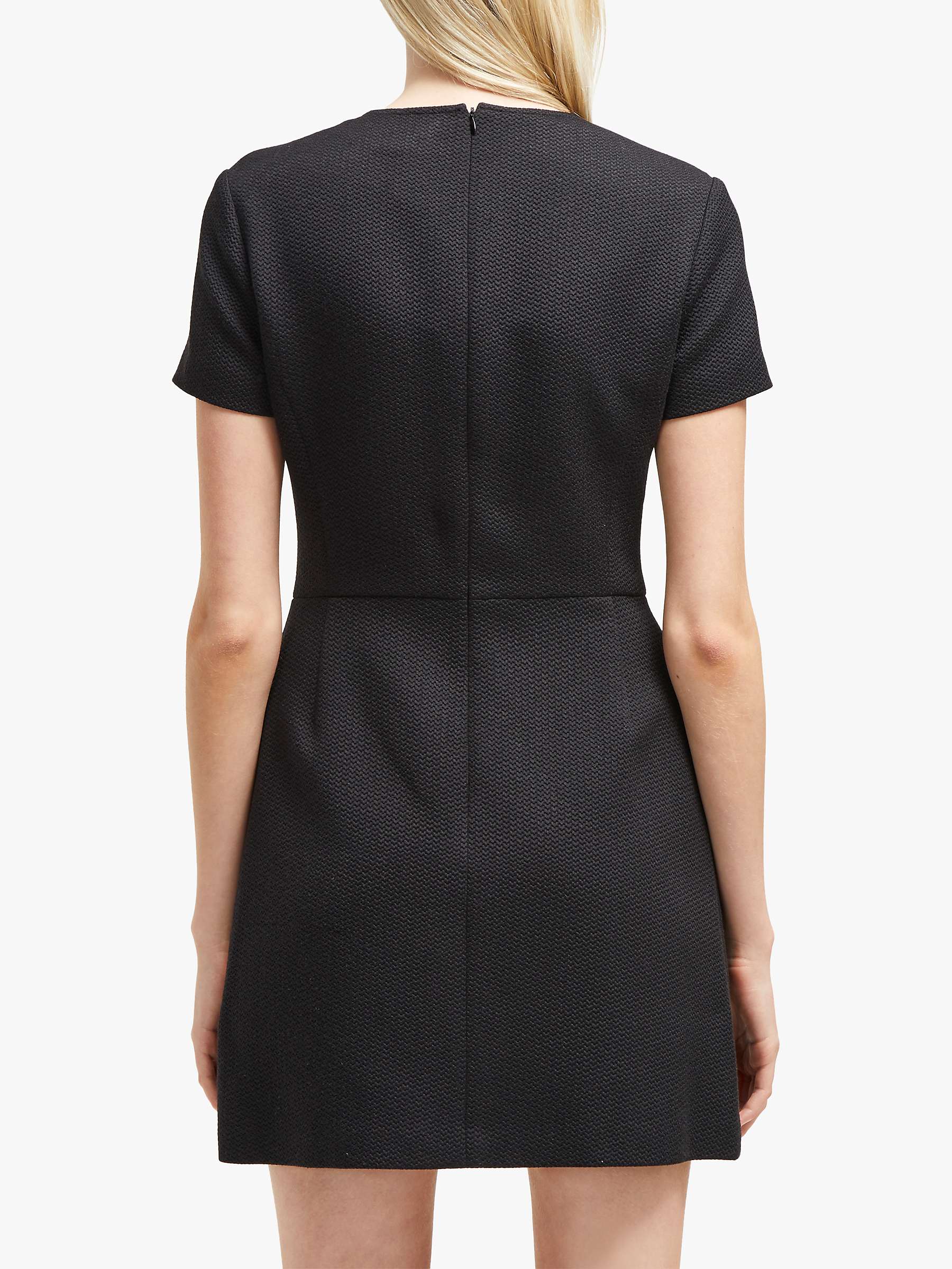 Buy French Connection Dixie Shift Dress, Charcoal Online at johnlewis.com