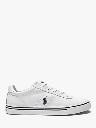 Polo Ralph Lauren Hanford Leather Trainers, White
