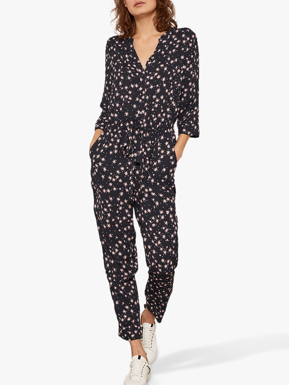 mint velvet star print jumpsuit