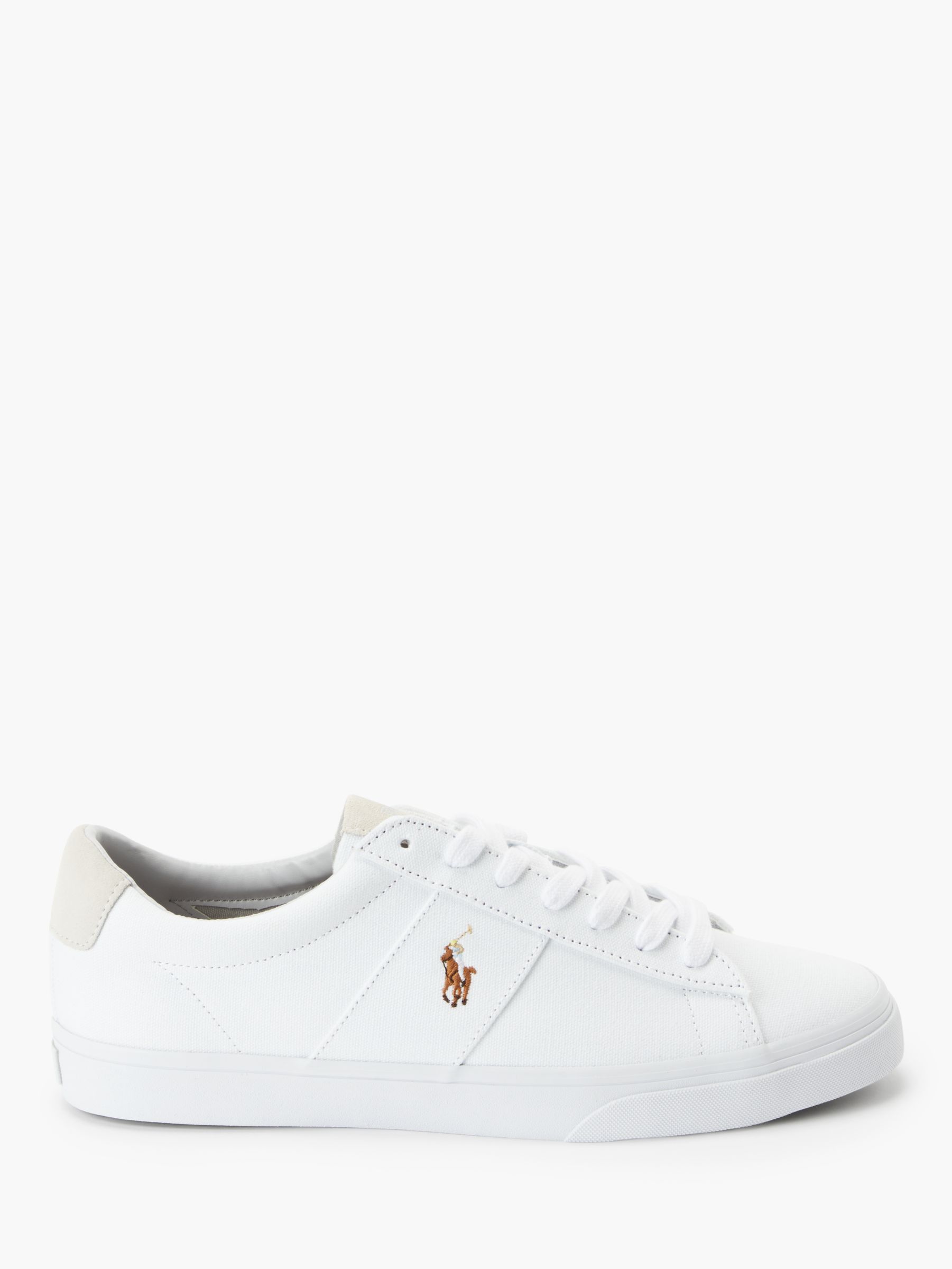 Polo Ralph Lauren Sayer Canvas Trainers at John Lewis & Partners