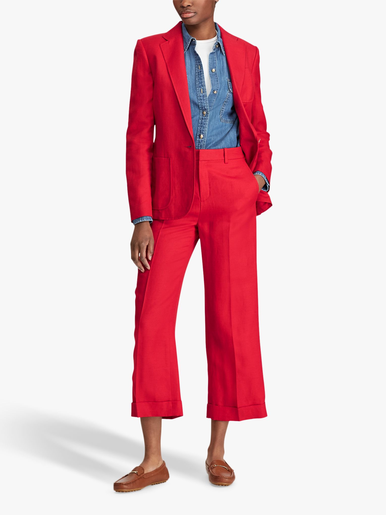 Lauren Ralph Lauren Audryck Jacket, Lipstick Red