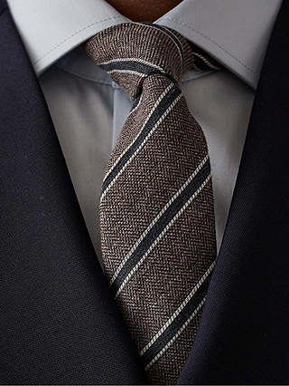 Reiss Lingard Tweed Stripe Tie