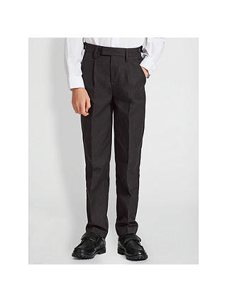 John Lewis & Partners Boys' Adjustable Waist Tailored Fit School Trousers