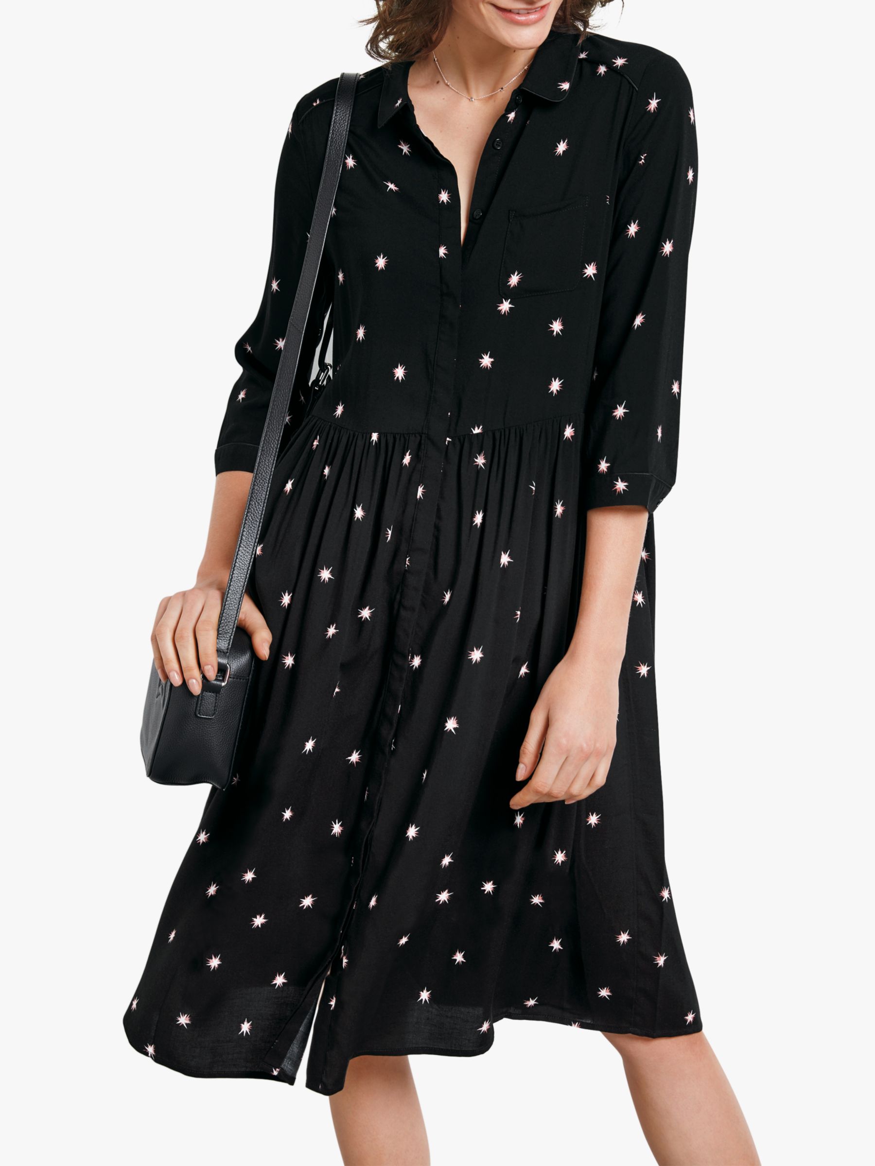 black star midi dress