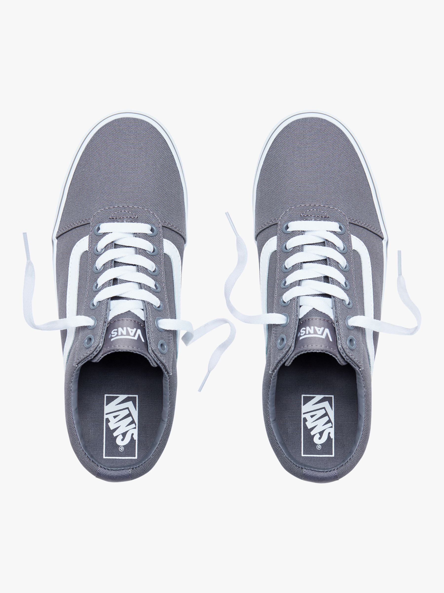 Vans Ward Trainers, Pewter/White at 