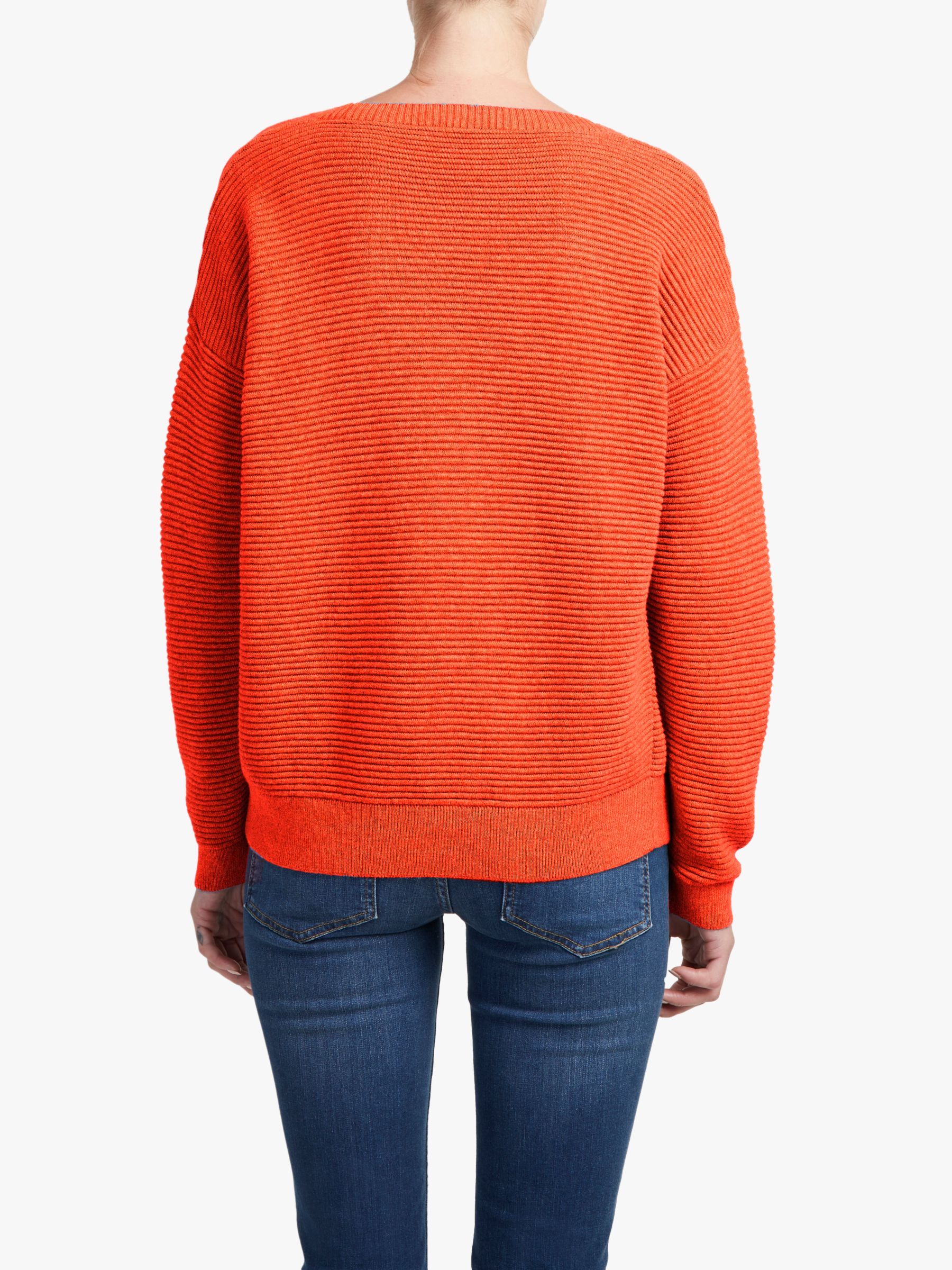 French Connection Mozart Ripple Jumper, Sunset Wave at John Lewis ...