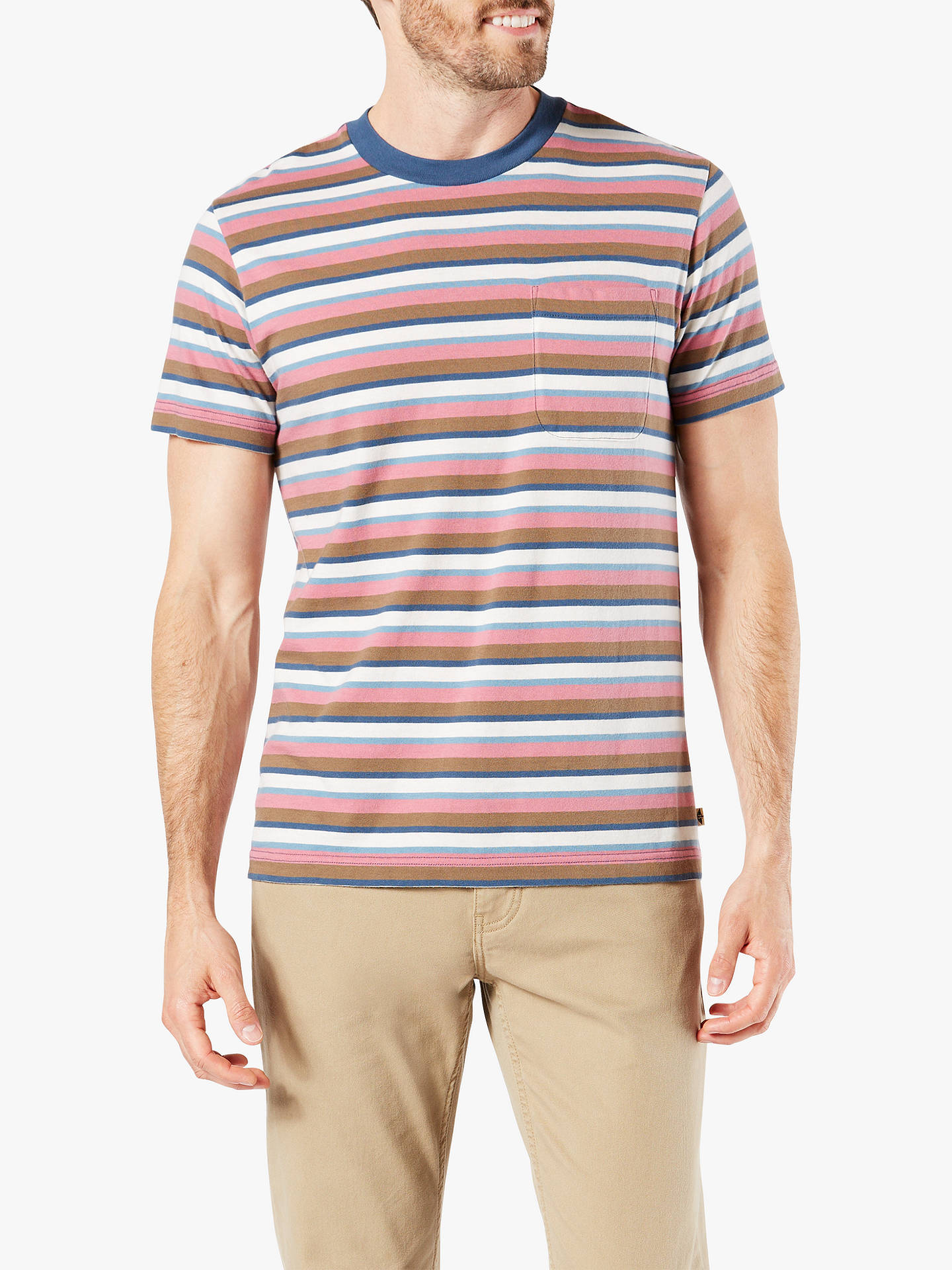 Dockers Pocket Stripe T-Shirt at John Lewis & Partners