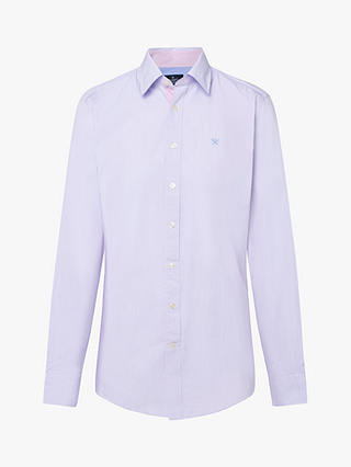 Hackett London Long Sleeve Mini Line Stripe Shirt
