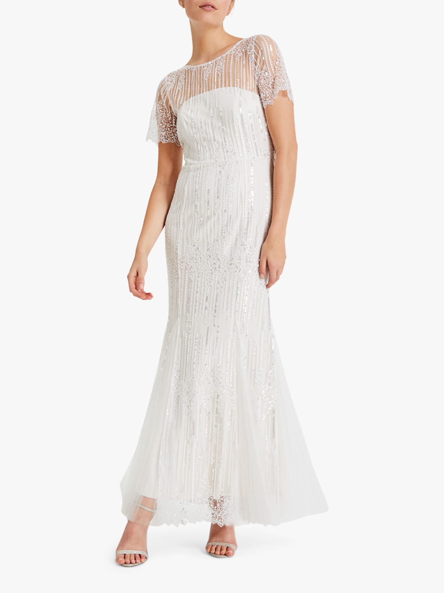 Phase Eight Leonora Wedding Dress, Almond at John Lewis & Partners