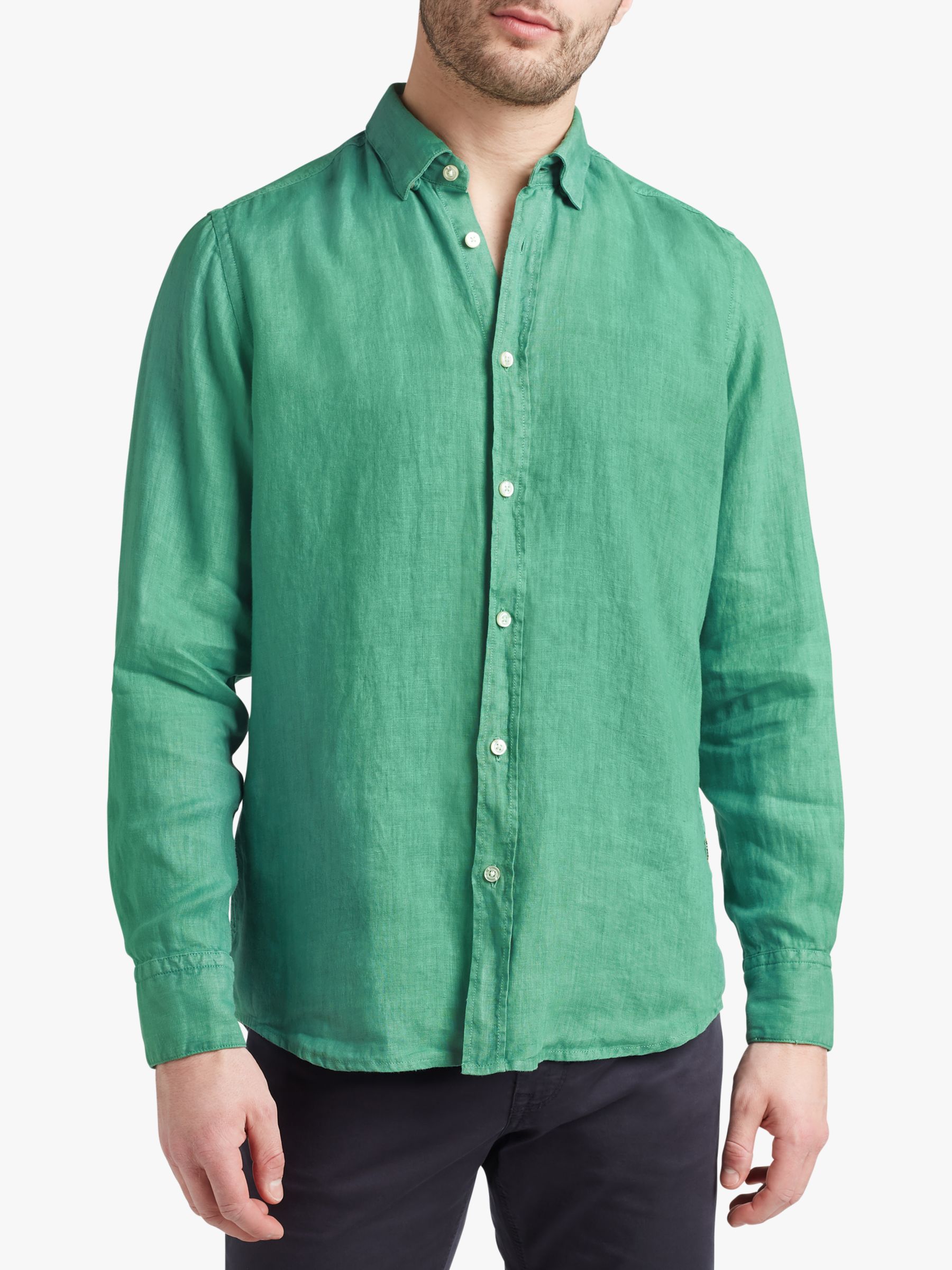 boss linen shirt