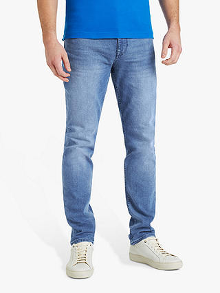 BOSS Delaware Slim Fit Jeans, Medium Blue