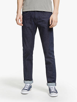 Edwin ED-80 Slim Tapered Mid Rise Jeans, Rinsed