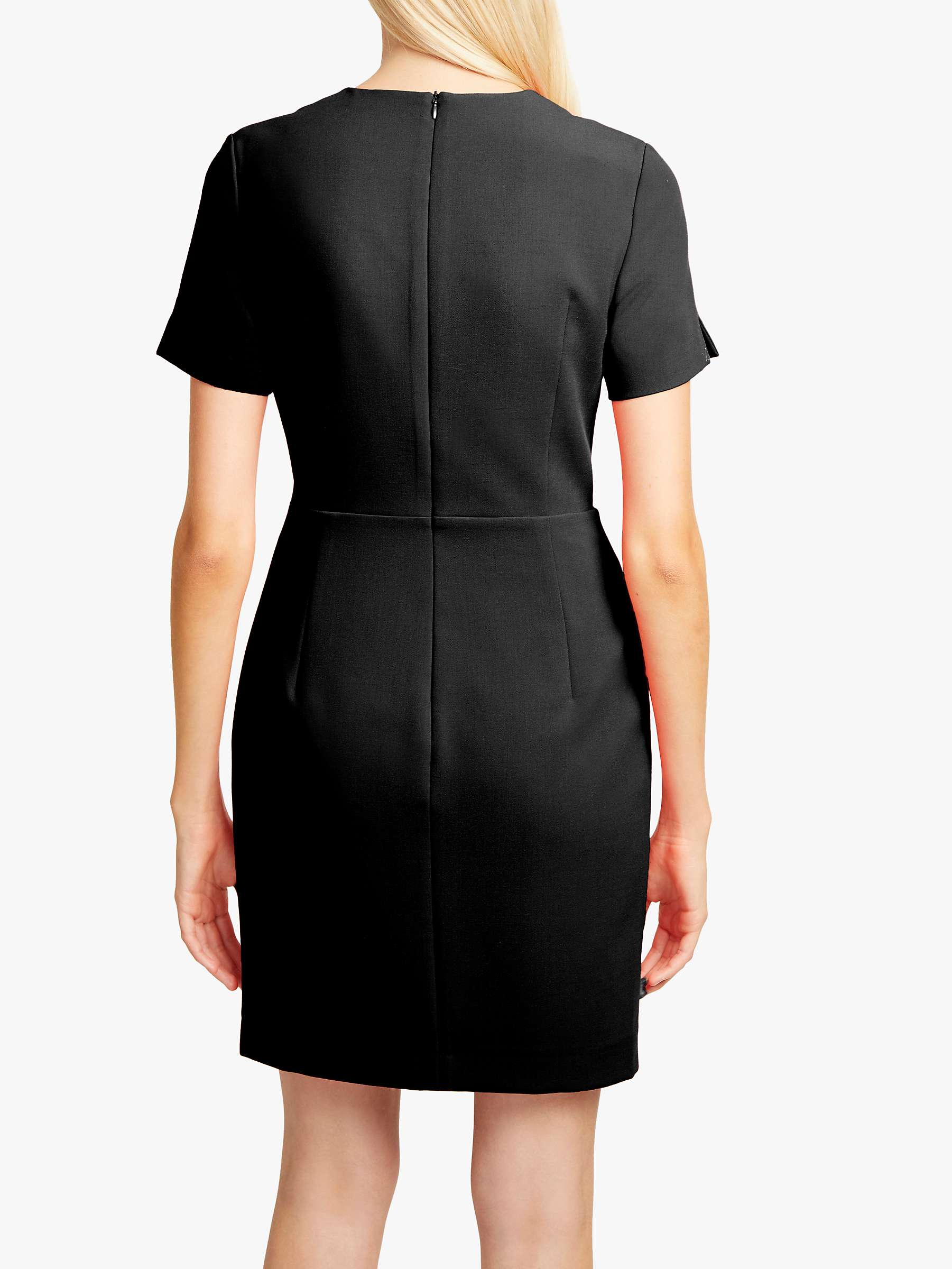 Buy French Connection Whisper Wrap Mini Dress, Black Online at johnlewis.com