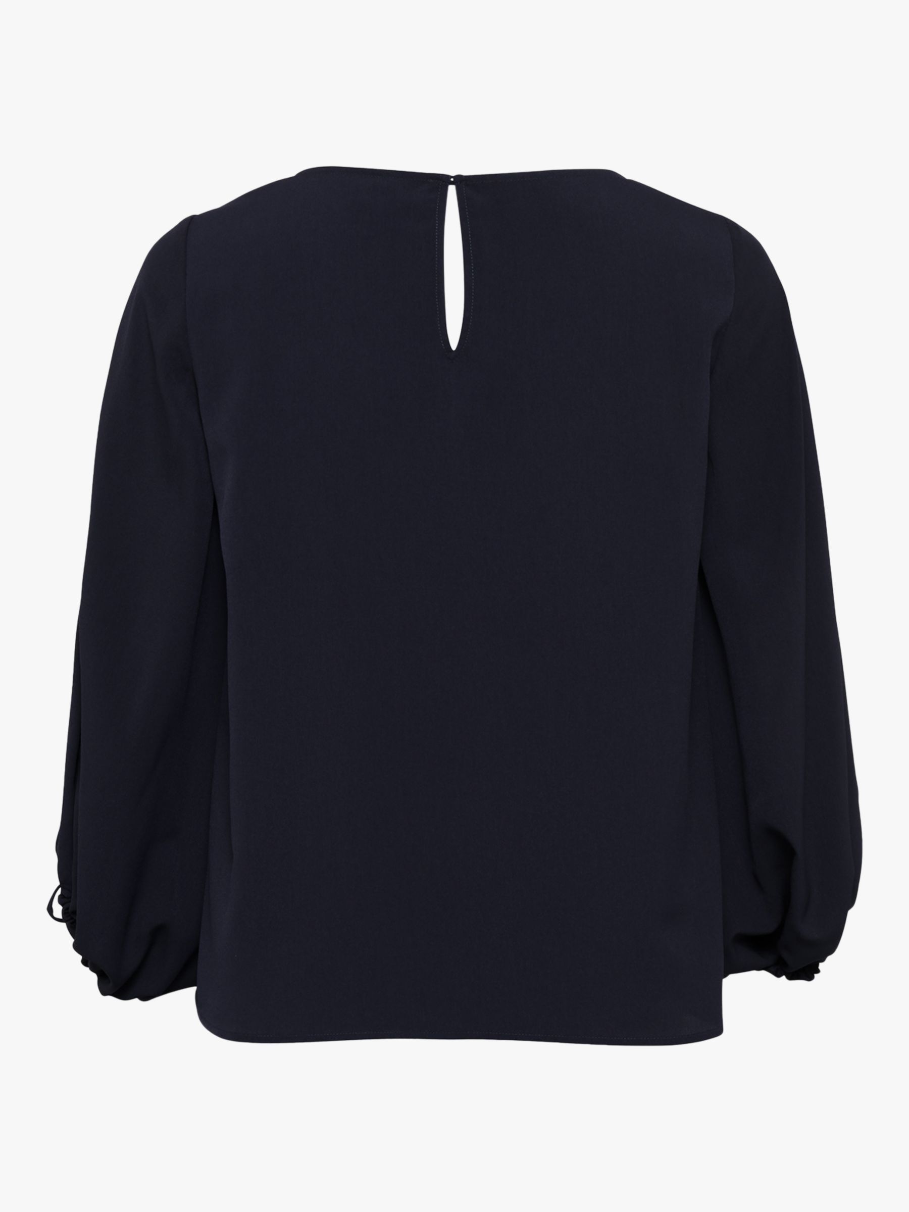 French Connection Crepe Puff Sleeve Blouse