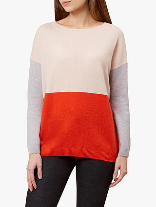 Hobbs Sofia Jumper, Blush/Multi