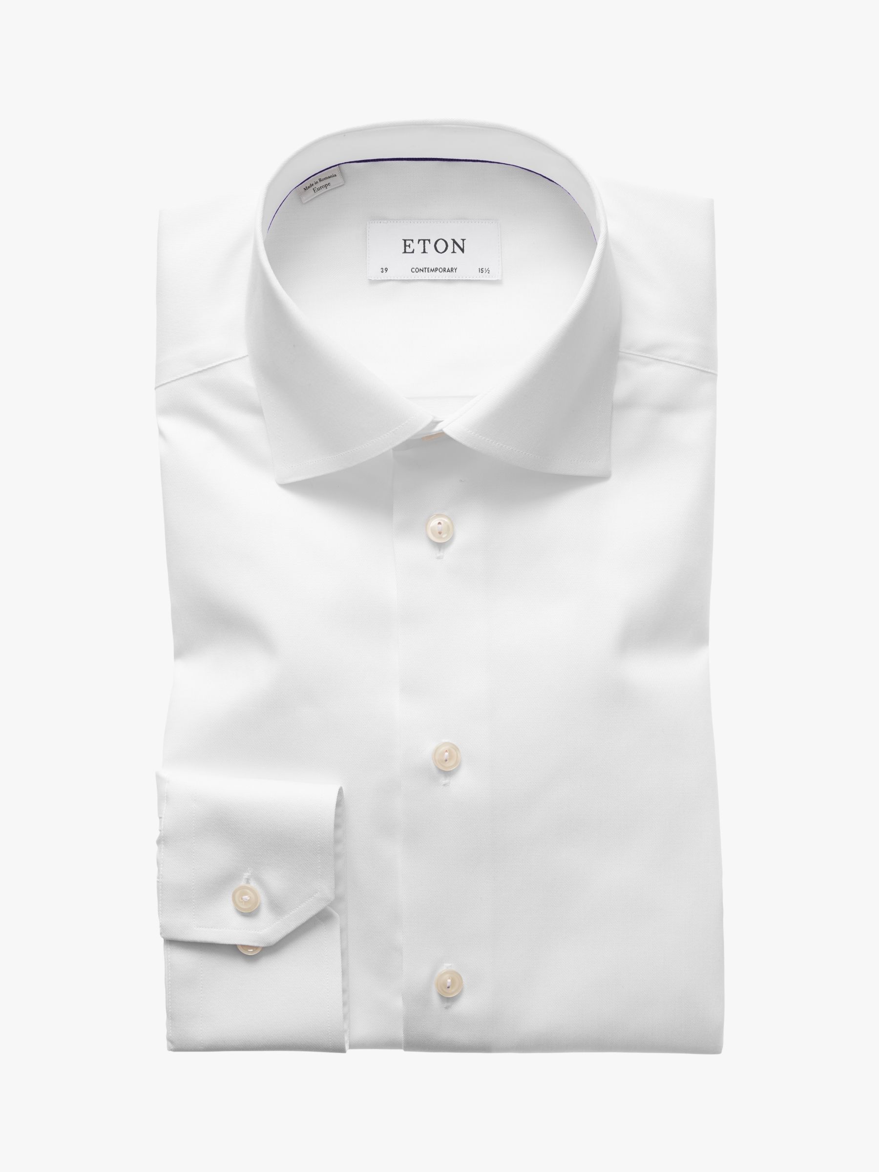 Eton Micro Plain Signature Twill Shirt