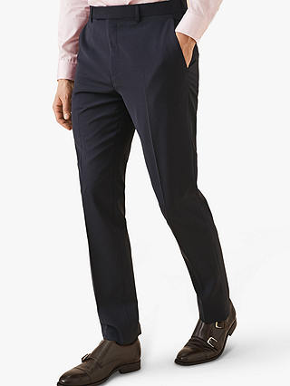 Reiss Wander Slim Fit Suit Trousers, Navy