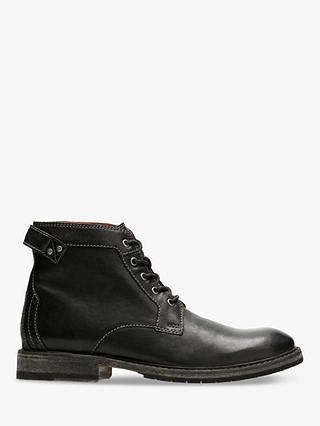 Clarks Clarkdale Bud Leather Boots, Black