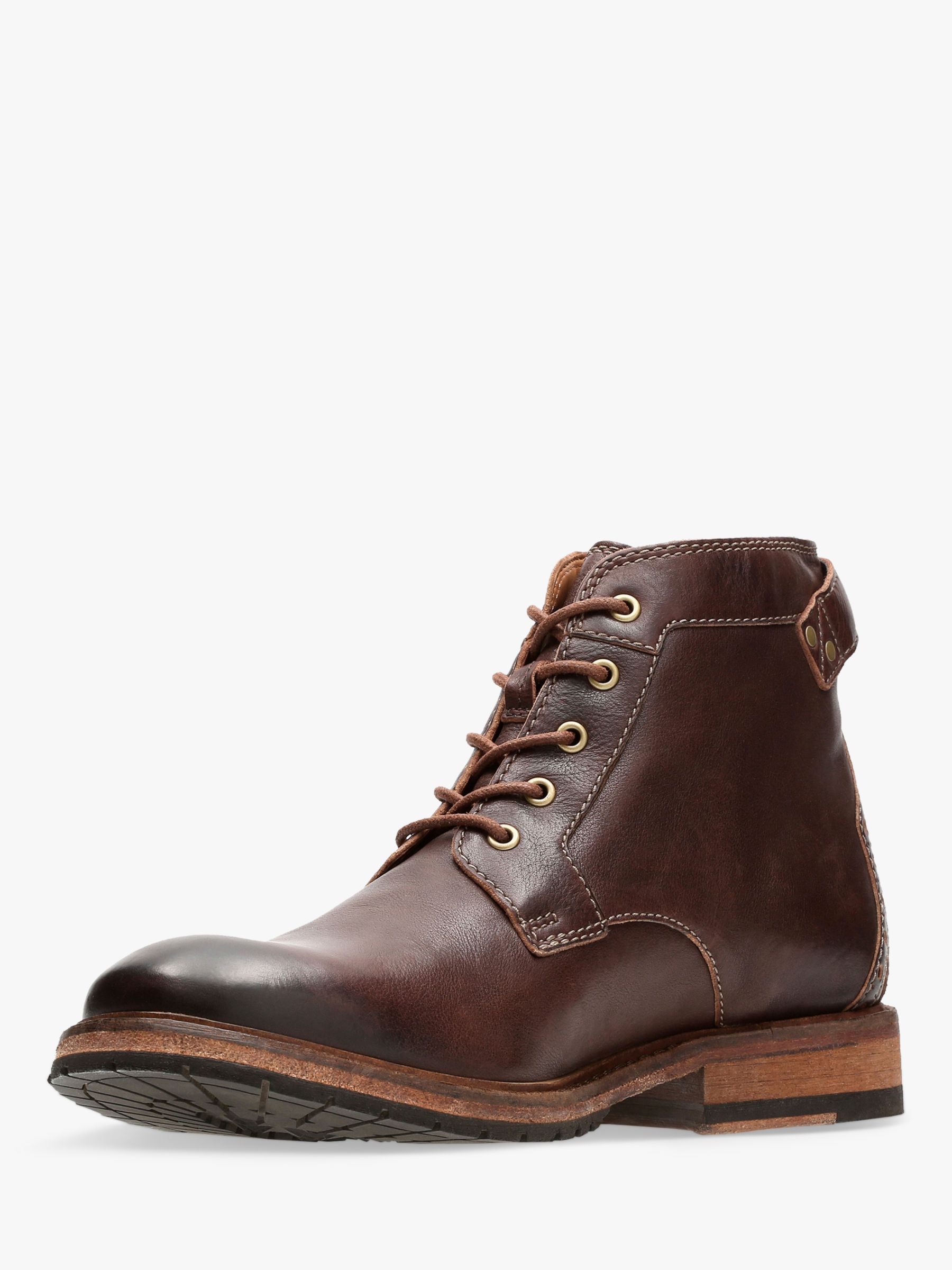 clarks clarkdale bud leather boots