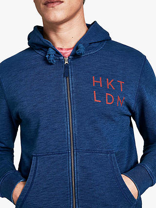 HKT Loopback Branded Zip Hoodie