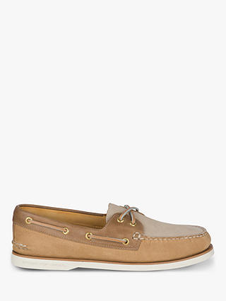 Sperry A/O Gold Moccasin Leather Shoes, Brown