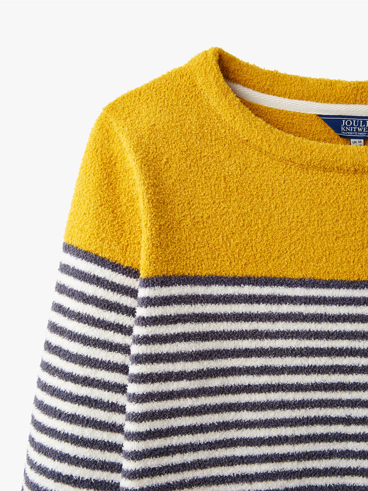French Navy Stripe Joules Chenille Knit Jumper