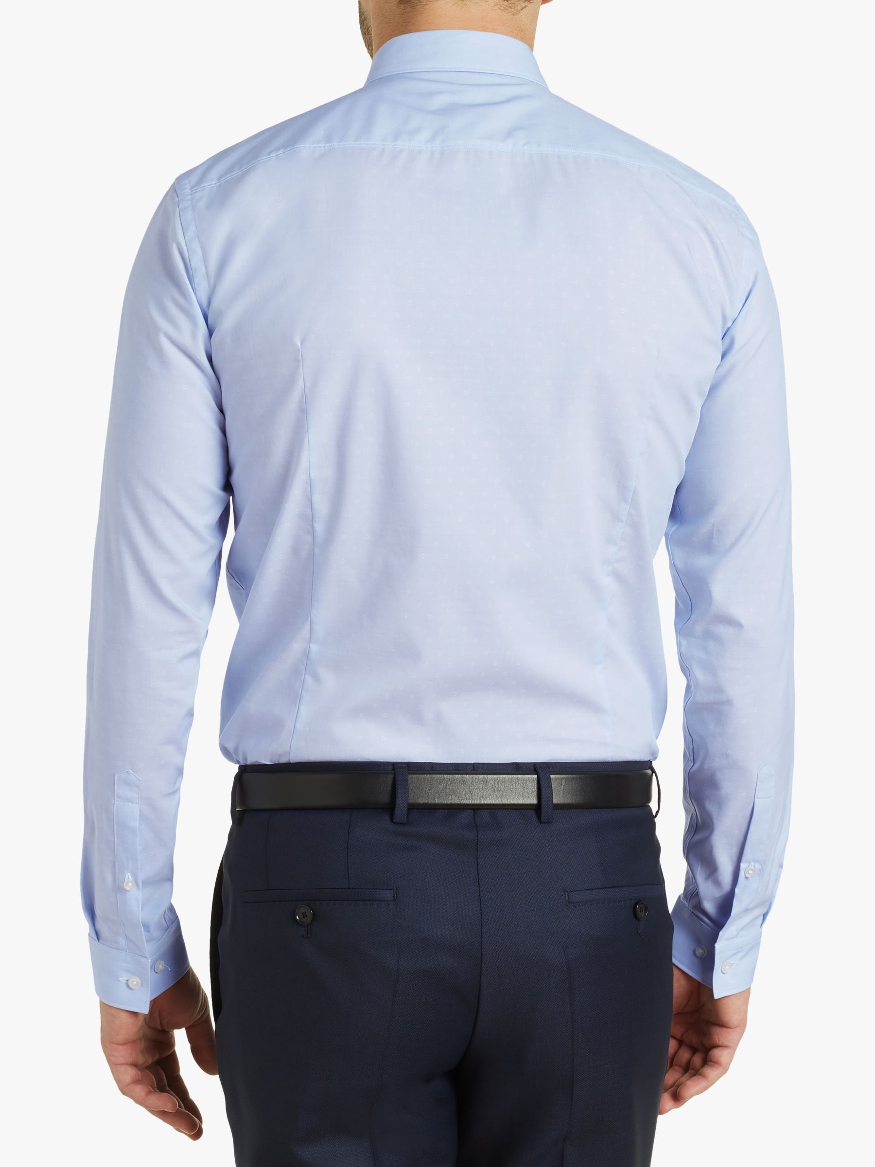 light blue hugo boss shirt