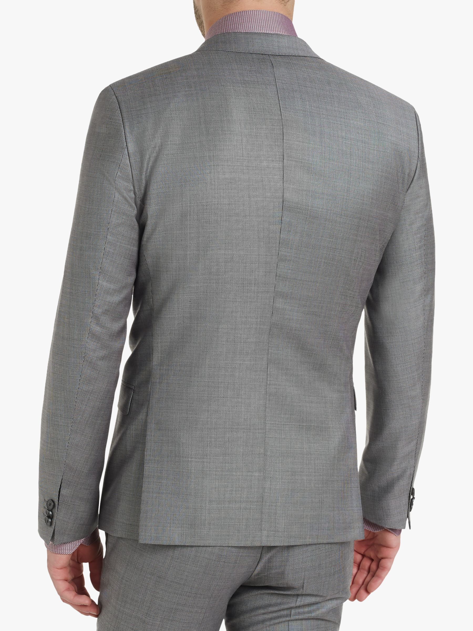 HUGO by Hugo Boss Arti182 Birdseye Wool Super Slim Suit Jacket, Grey at ...