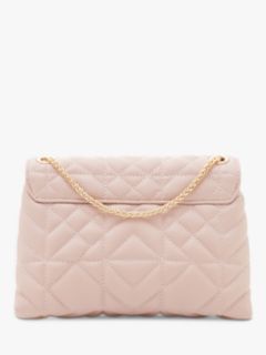 Dune Evangelina Quilted Clutch Bag, Blush