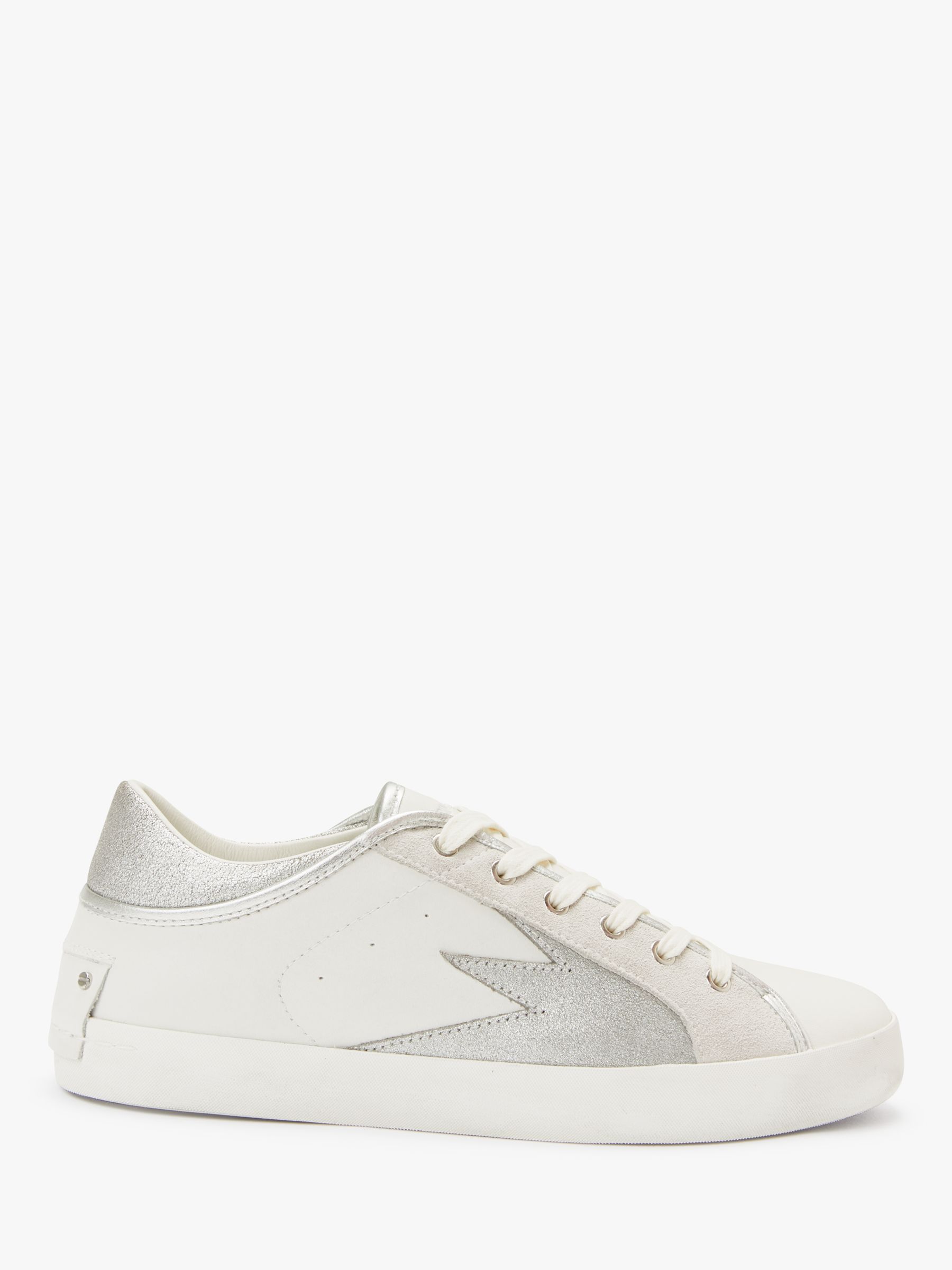 Crime London Faith Lo Trainers, White Leather at John Lewis & Partners