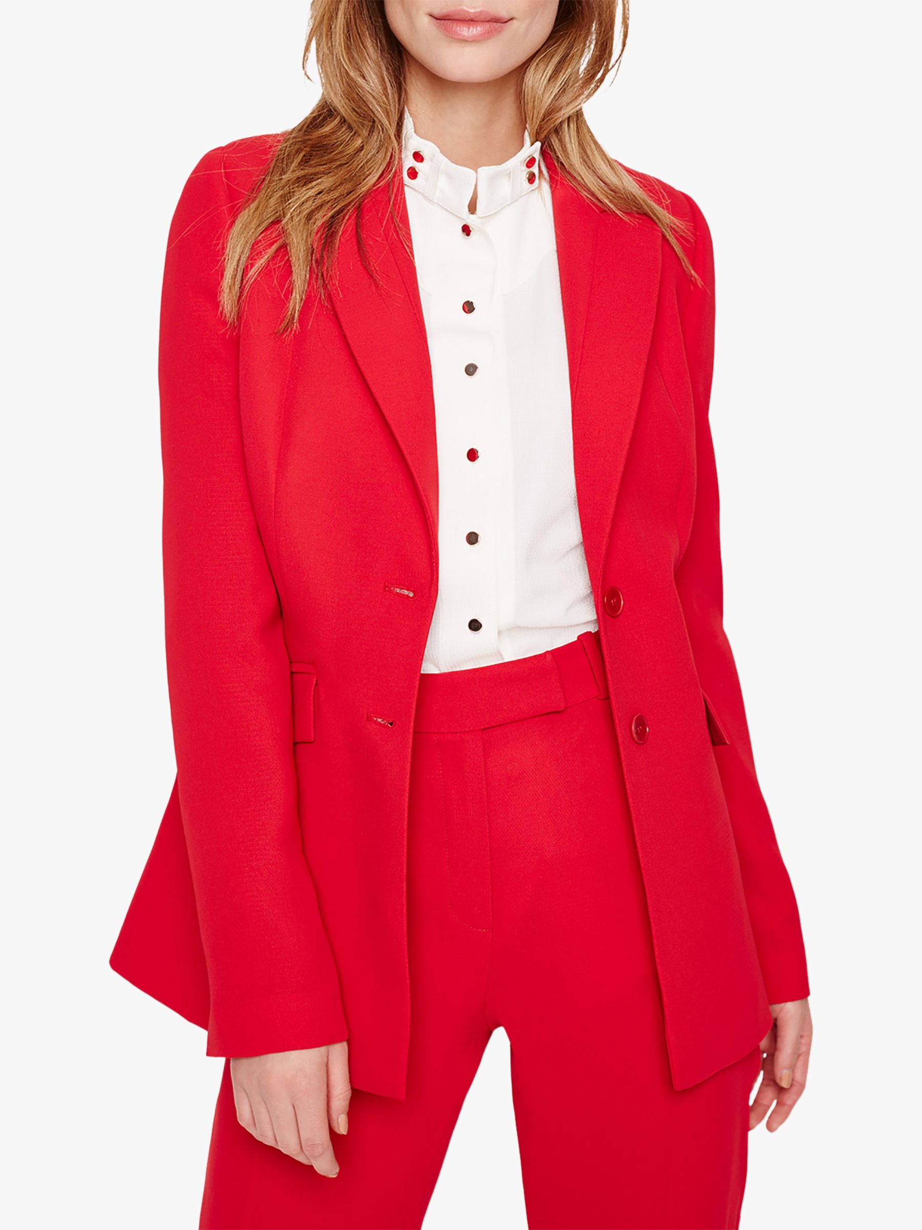 red dress jacket womens