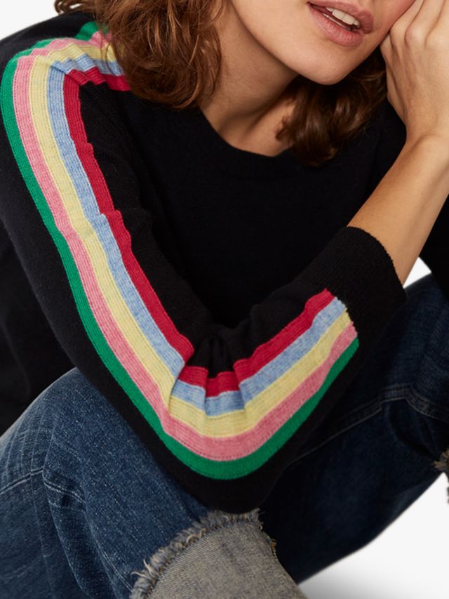 Navy on sale rainbow jumper