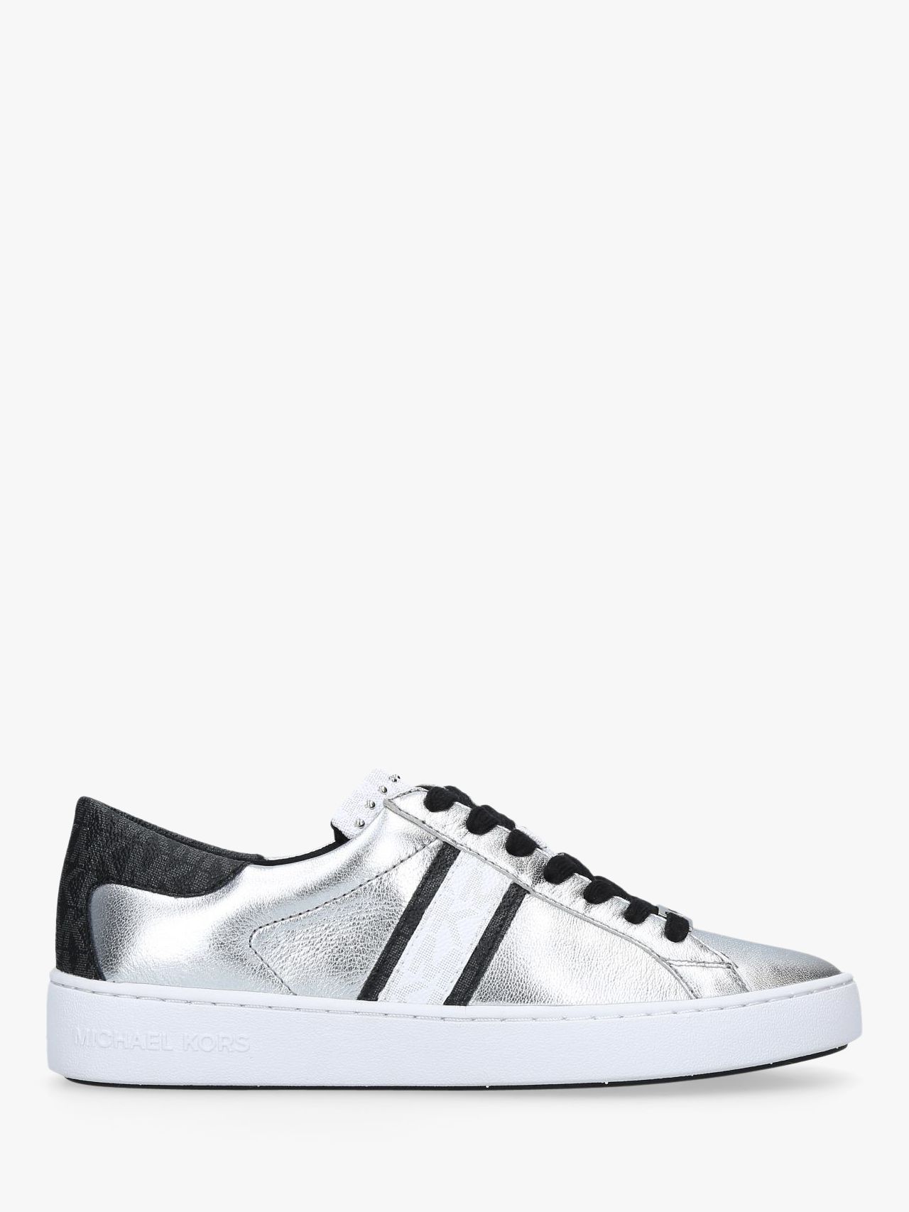 michael kors black and silver sneakers